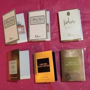 6 samples Tom ford dior